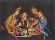 Christ in Emmaus Matthias Stomer